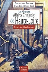 Grandes affaires criminelles d'occasion  Livré partout en France