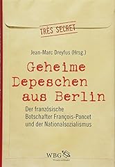 Geheime depeschen berlin gebraucht kaufen  Wird an jeden Ort in Deutschland