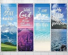 4pcs church banners for sale  Delivered anywhere in USA 