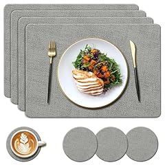 Yunjuer leather placemats for sale  Delivered anywhere in UK