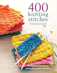400 knitting stitches d'occasion  Livré partout en Belgiqu