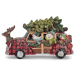 Napco Buffalo Red Snowman in Car with Tree 4.5 x 3 for sale  Delivered anywhere in USA 