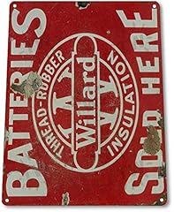 Tin sign willard for sale  Delivered anywhere in USA 