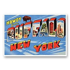 Greetings buffalo vintage for sale  Delivered anywhere in USA 