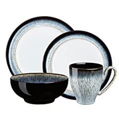 Used, Denby USA Halo 4 Piece Place Setting Dinnerware Set, for sale  Delivered anywhere in Canada