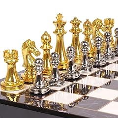 Metal chess set for sale  Delivered anywhere in USA 