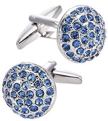 Jonwo round cufflinks for sale  Delivered anywhere in USA 