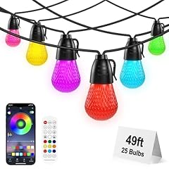 Outdoor string lights for sale  Delivered anywhere in USA 