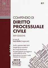 Compendio diritto processuale usato  Spedito ovunque in Italia 