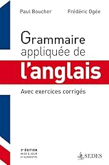 Grammaire appliquée anglais d'occasion  Livré partout en France