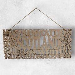 Scotland slang wall for sale  Delivered anywhere in UK