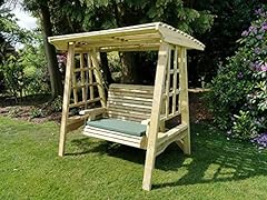 Wooden garden swing for sale  Delivered anywhere in Ireland
