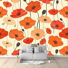 Red orange poppy for sale  Delivered anywhere in UK