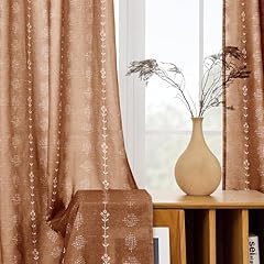 Terracotta boho curtains for sale  Delivered anywhere in USA 