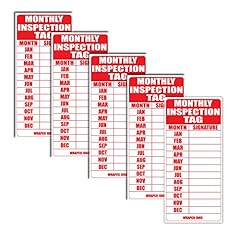 Monthly inspection tag for sale  Delivered anywhere in USA 