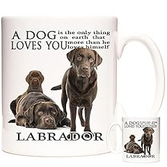Chocolate labrador mug for sale  Delivered anywhere in UK