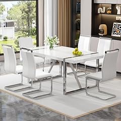 White dining table for sale  Delivered anywhere in USA 