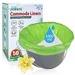 Commode liners absorbent for sale  Delivered anywhere in UK