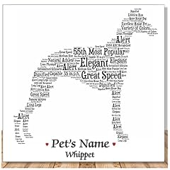 Whippet personalize dog for sale  Delivered anywhere in USA 