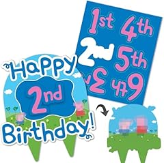 Pink pig birthday for sale  Delivered anywhere in UK