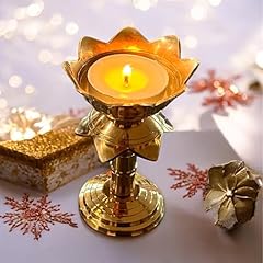 Candle holder lotus for sale  Delivered anywhere in USA 