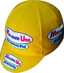 Cappellino ciclismo mercatone usato  Spedito ovunque in Italia 