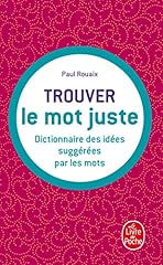 Dictionnaire idées suggérée d'occasion  Livré partout en France