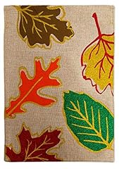 Leaves falling burlap for sale  Delivered anywhere in USA 