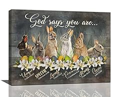 Bunny pictures wall for sale  Delivered anywhere in USA 