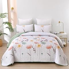 Dinjoy floral quilt for sale  Delivered anywhere in USA 