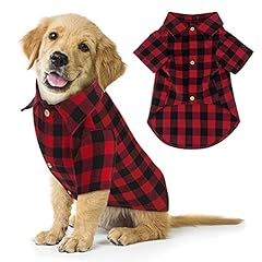 Plaid dog shirt for sale  Delivered anywhere in USA 