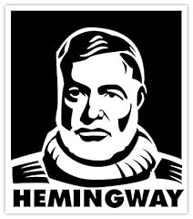 Hemingway portrait sticker for sale  Delivered anywhere in USA 