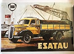 Poster vintage camion usato  Spedito ovunque in Italia 