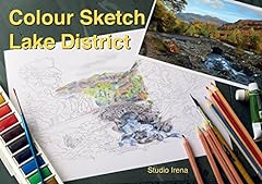 Colour sketch lake for sale  Delivered anywhere in UK
