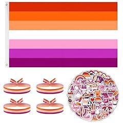 Lesbian flag 150x90cm gebraucht kaufen  Wird an jeden Ort in Deutschland