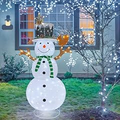 Outdoor snowman lighted for sale  Delivered anywhere in USA 