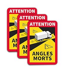 Autocollants attention angles d'occasion  Livré partout en France