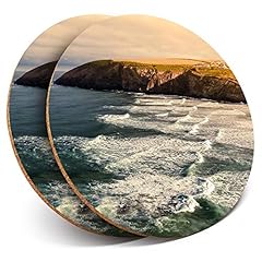 Round coasters mawgan for sale  Delivered anywhere in UK