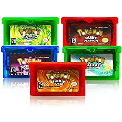 Used, Emerald Ruby Sapphire FireRed LeafGreen GBA Games, for sale  Delivered anywhere in UK