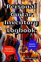 Personal guitar inventory for sale  Delivered anywhere in USA 
