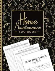 Home maintenance log for sale  Delivered anywhere in UK