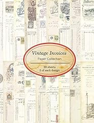 Vintage invoices paper for sale  Delivered anywhere in UK