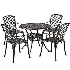 Yaheetech 5-Piece Outdoor Furniture Dining Set, All-Weather for sale  Delivered anywhere in USA 