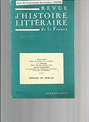 Revue histoire litteraire d'occasion  Livré partout en France