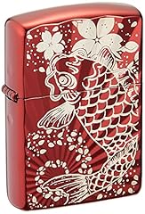 Zippo carp fiori usato  Spedito ovunque in Italia 