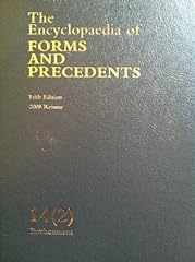 Encyclopedia forms precedents. for sale  Delivered anywhere in UK