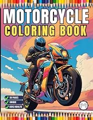 Pages motorcycle coloring for sale  Delivered anywhere in UK