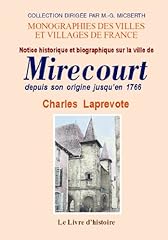 Historique biographique ville d'occasion  Livré partout en France