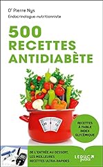 500 recettes antidiabète d'occasion  Livré partout en France