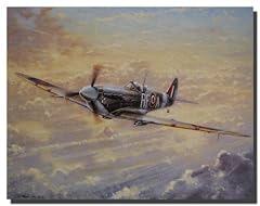 Spitfire painting military for sale  Delivered anywhere in UK